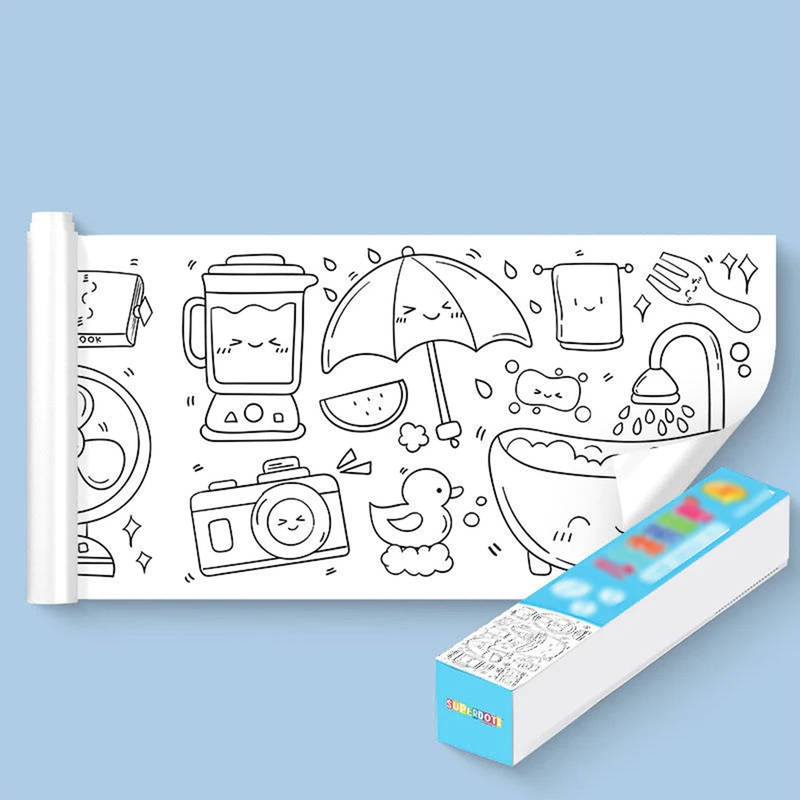 Children Drawing Roll-Coloring Paper